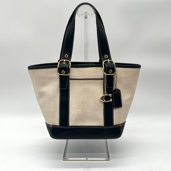 COACH Signature Bag Charm, Large Gold - Picture 5 of 5